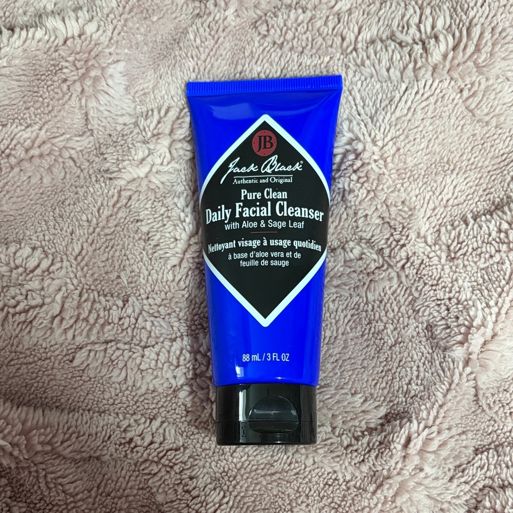 NWT: Jack Black Pure Clean Daily Facial Cleanser - Blue